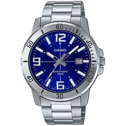 Casio Men's Quartz Watch with Resin Strap, TBA, 5 (Model: MTP-VD01D-2BVCF)