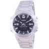 Casio Analog Digital World Time Stainless Steel Amw-870D-1A Amw870D-1 Men's Watch