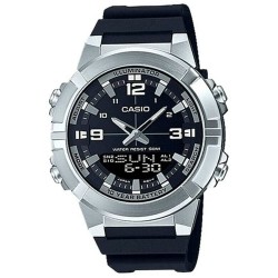 Casio Analog Digital World Time Resin Strap Amw-870-1A Amw870-1 Men's Watch
