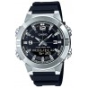 Casio Analog Digital World Time Resin Strap Amw-870-1A Amw870-1 Men's Watch