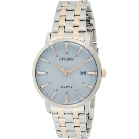 Citizen BM7466-81H Analog Quartz Silver and Rose Gold Stainless Steel Men's Watch