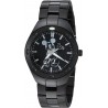 Disney Men's Mickey Mouse Analog-Quartz Watch with Stainless-Steel Strap, Black, 20 (Model: WDS000627)