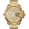 Diesel DZ7447 Gold Tone Stainless Steel Gold Chronograph Dial Uber Chief Three Hand Men's Watch