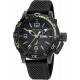 Nautica Men's Stainless Steel Quartz Silicone Strap, Black, 22 Casual Watch (Model: NAPGLF114)