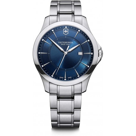 Victorinox Alliance, Blue dial, Silver Bezel, Silver SST Bracelet with SAK