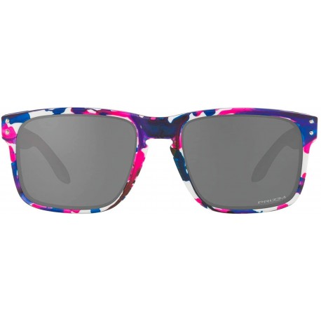 Oakley Men's OO9102 Holbrook Collection Square Sunglasses, Kokoro/Prizm Black, 57 mm