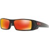 Oakley Gascan Sunglasses Polished Black with Prizm Ruby Iridium Lens + Sticker