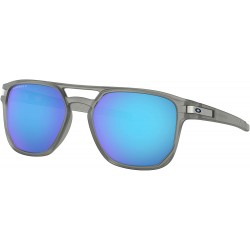 Oakley Latch Beta Sunglasses Matte Grey Ink Prizm Sapphire Polarized Lens