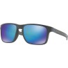 Oakley Holbrook Mix Sunglasses Steel with Prizm Sapphire Polarized Lens + Sticker