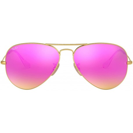 Ray-Ban RB3025 Classic Mirrored Aviator Sunglasses