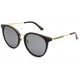 Gucci GG 0204SK 001 Black Plastic Fashion Sunglasses Grey Lens, 56-20-150