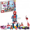 LEGO Marvel Spidey and His Amazing Friends Spider-Man Webquarters Hangout 10784 Building Kit for Ages 4+ (155 Pieces)