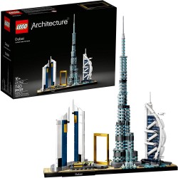 LEGO Architecture Skylines: Dubai 21052 Building Kit, Collectible Architecture Building Set for Adults (740 Pieces)