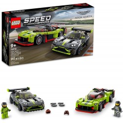 LEGO Speed Champions Aston Martin Valkyrie AMR Pro and Aston Martin Vantage GT3 76910 Building Kit for Kids Aged 9+ (592 Pieces)