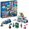 LEGO City Ice Cream Truck Police Chase 60314 Building Kit for Kids Aged 5+, Featuring 2 City TV Characters (317 Pieces)