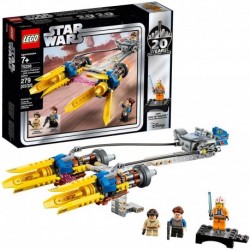 LEGO Star Wars: The Phantom Menace Anakin's Podracer â¤" 20th Anniversary Edition 75258 Building Kit (279 Pieces)