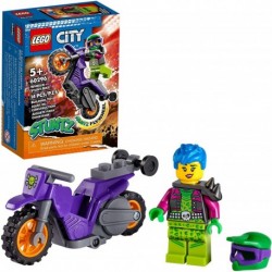 LEGO City Wheelie Stunt Bike 60296 Building Kit (14 Pieces)