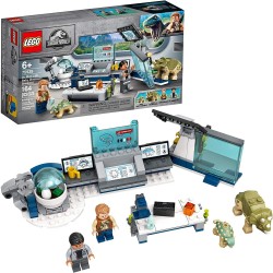 LEGO Jurassic World Dr. Wu's Lab: Baby Dinosaurs Breakout 75939 Fun Dinosaur Toy Building Kit, Featuring Owen Grady, Plus Baby Triceratops and Ankylos