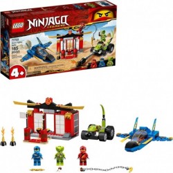 LEGO NINJAGO Legacy Storm Fighter Battle 71703 Ninja Playset Building Toy for Kids Featuring Ninja Action Figures (165 Pieces)