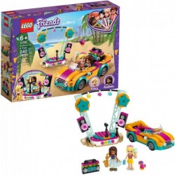 LEGO Friends Andrea's Car & Stage Playset 41390 Building Kit, Includes a Toy Car and a Toy Bird (240 Pieces)