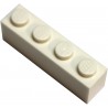 LEGO Parts and Pieces: White 1x4 Brick x100