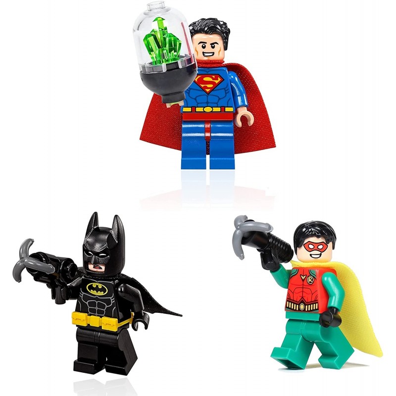 LEGO DC Super Heroes Combo Pack - Superman, Batman, and Robin Minifigures  with Accessories - VELLSTORE