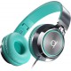 Artix CL750 Wired Headphones with Microphone and Volume Control, On Ear Stereo Noise Isolating Head Phones Corded with Adjustable, Foldable Headband f