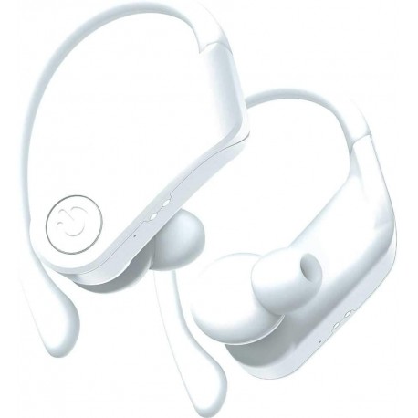 COBY True Wireless Sport Earbuds 15 Hours, Charging Case, Playback Controls, Siri and Google Assistant, Auto Bluetooth 5.0 Pairing, for Gym, Running,