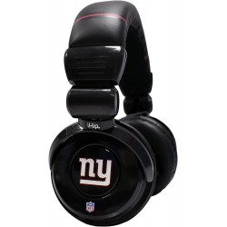 iHip Official Giants Noise Isolation Pro DJ Quality Headphones! Detachable Cord - Built-In Microphone With Volume Control - Quality Headphones for any