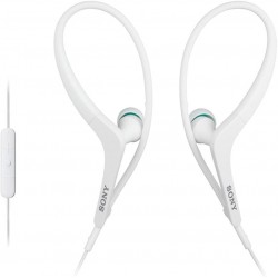 Sony MDR-AS400iP WHITE Active Headphones for iPhone, iPad and iPod