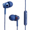 SONY Canal type earphone for iPhone / iPod / iPad with remote control & microphone Blue MDR-EX150IP / LI