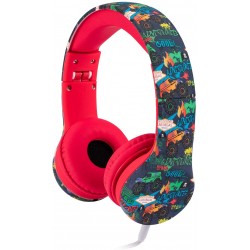 Snug Play+ Kids Headphones with Volume Limiting for Toddlers (Boys/Girls) - Monster Trucks