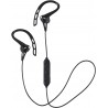 JVC Wireless Sports Ear Clip Headphones, Bluetooth Connectivity, Sweat Proof IPX2, Pivot Motion Fit - HAEC20BTB (Black)
