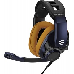 EPOS I Sennheiser GSP 602 - Wired Closed Acoustic Gaming Headset, Noise-Cancelling Microphone, Adjustable Headband with Customizable Contact Pressure,