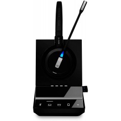 Sennheiser SDW 5016 (507016) Single-Sided Wireless DECT Headset for Desk Phone Softphone/PC& Mobile Phone Connection Dual Microphone Ultra Noise-Cance