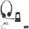 Sennheiser SD PRO2 - Deskphone Cordless Headset Bundle For PC/MAC, Polycom EHS included | Compatible SoundPoint Phones: IP 335, IP 430, IP 450, IP 550