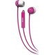 Maxell 190304 - IEMICPNK Flexible Comfortable Soft Silicone Eartip Stereo In-Ear Earbuds with Microphone (Pink)
