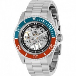 Reloj 37878 Invicta Men's Mechanical H Wind Watch Stainless Steel Strap, Silver, 22 Model