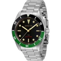 Reloj 34335 invicta Men's Pro Diver Automatic 3 H Black Dial Watch