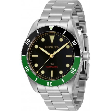 Reloj 34335 invicta Men's Pro Diver Automatic 3 H Black Dial Watch