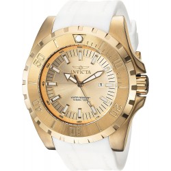 Reloj 23740 Invicta Men's Pro Diver Stainless Steel Quartz Watch Polyurethane Strap, Green, Gold, 26 Model 23738,