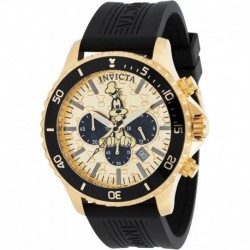 Reloj 39053 Invicta Men's 48mm Disney Limited Edition Goofy Chronograph Gold Dial & Silicone Strap Watch Model