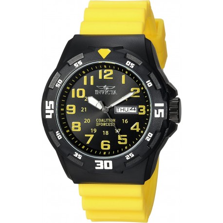 Reloj 25328 Invicta Men's Coalition Forces Analog Display Quartz Yellow Watch