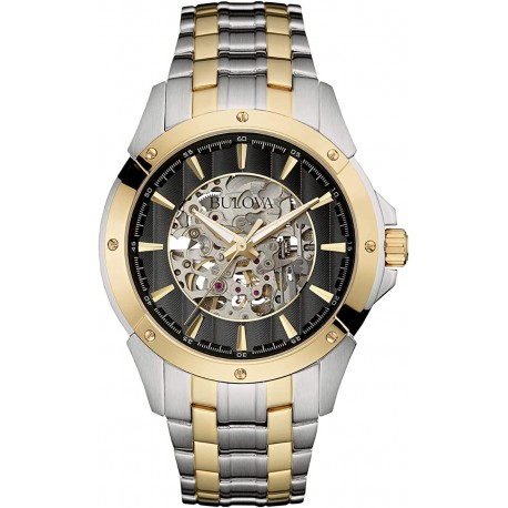 Reloj 98A146 Bulova Classic Automatic Mens Watch, Two Tone Stainless Steel Bracelet Model