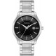Reloj 96B267 Bulova Men's Classic Stainless Steel Watch, Black Textured Dial