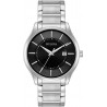 Reloj 96B267 Bulova Men's Classic Stainless Steel Watch, Black Textured Dial