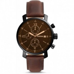 Reloj RHETT Fossil Chronograph Brown Leather Watch BQ2459