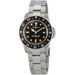 Reloj H900AN Mathey Tissot Vintage Quartz Black Dial Men's Watch