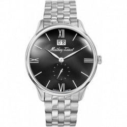 Reloj H1886MAN Mathey Tissot Edmond Metal Black Dial Men's Watch