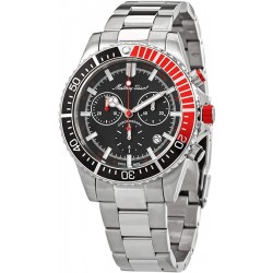 Reloj H908CHRN Mathey Tissot Mathy Strike Chronograph Quartz Black Dial Men's Watch
